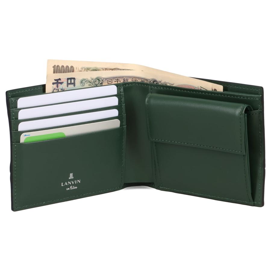 LANVIN en Bleu ランバンオンブルー 財布 二つ折り メンズ レディース