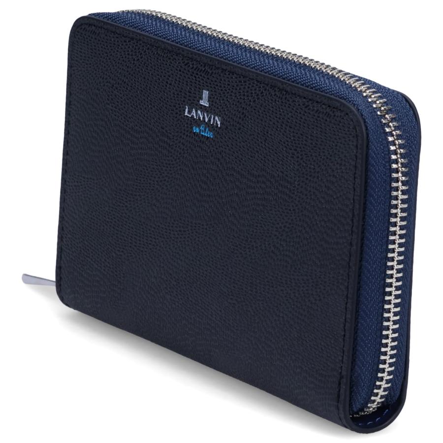 ランバンオンブルー LANVIN en Bleu 財布 二つ折り ウォレット メンズ レディース 革 札入れ ラウンドファスナー WALLET 533604｜goodslabo｜04