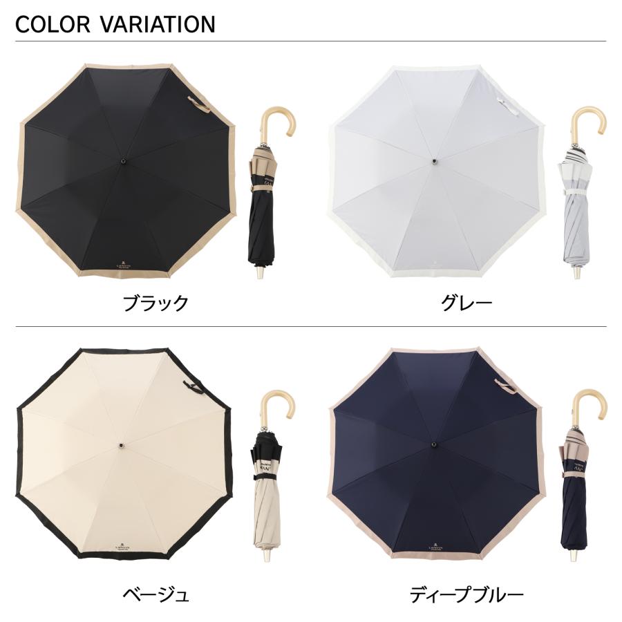 LANVIN COLLECTION ランバン コレクション 折りたたみ傘 2段 雨傘 P75D