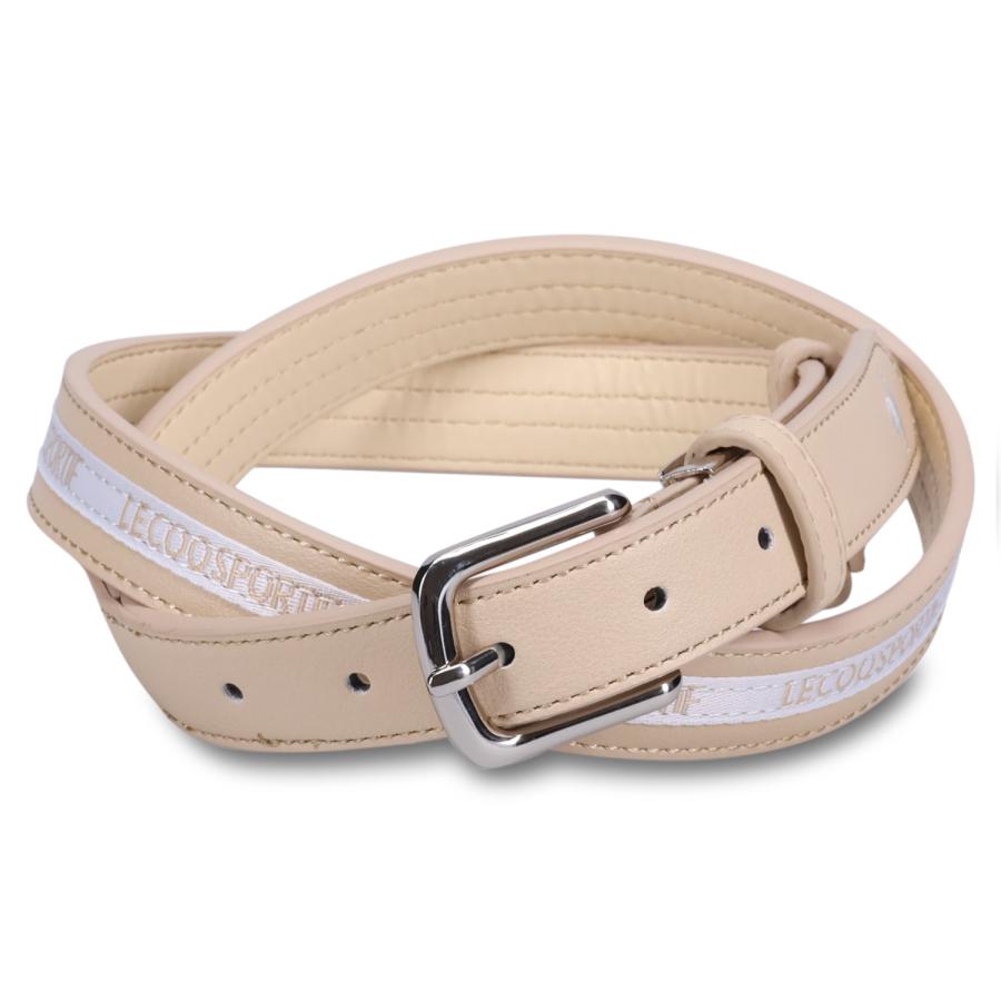 ルコックスポルティフ ゴルフ le coq sportif golf ベルト ポーチ付き 小物入れ レディース BELT ホワイト ネイビー
