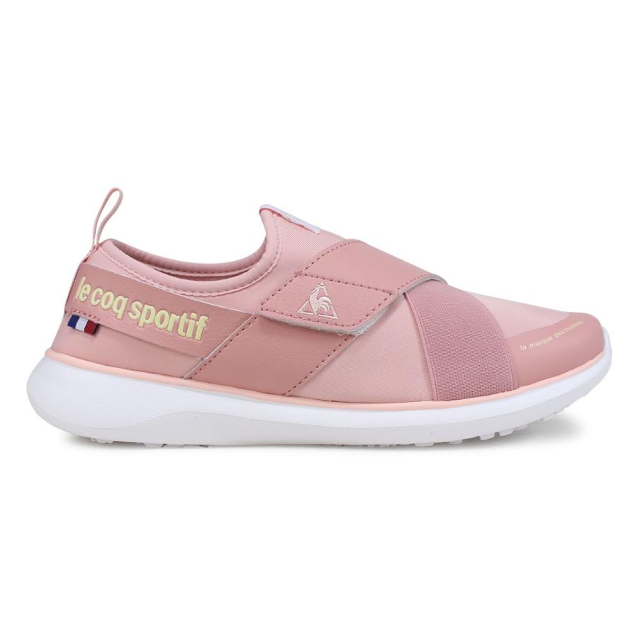 ルコック スポルティフ Le Coq Sportif スニーカー La エ ル ダブルベルト スリッポン レディース ピンク Ql3njc09pk Goods Lab Plus 通販 Paypayモール