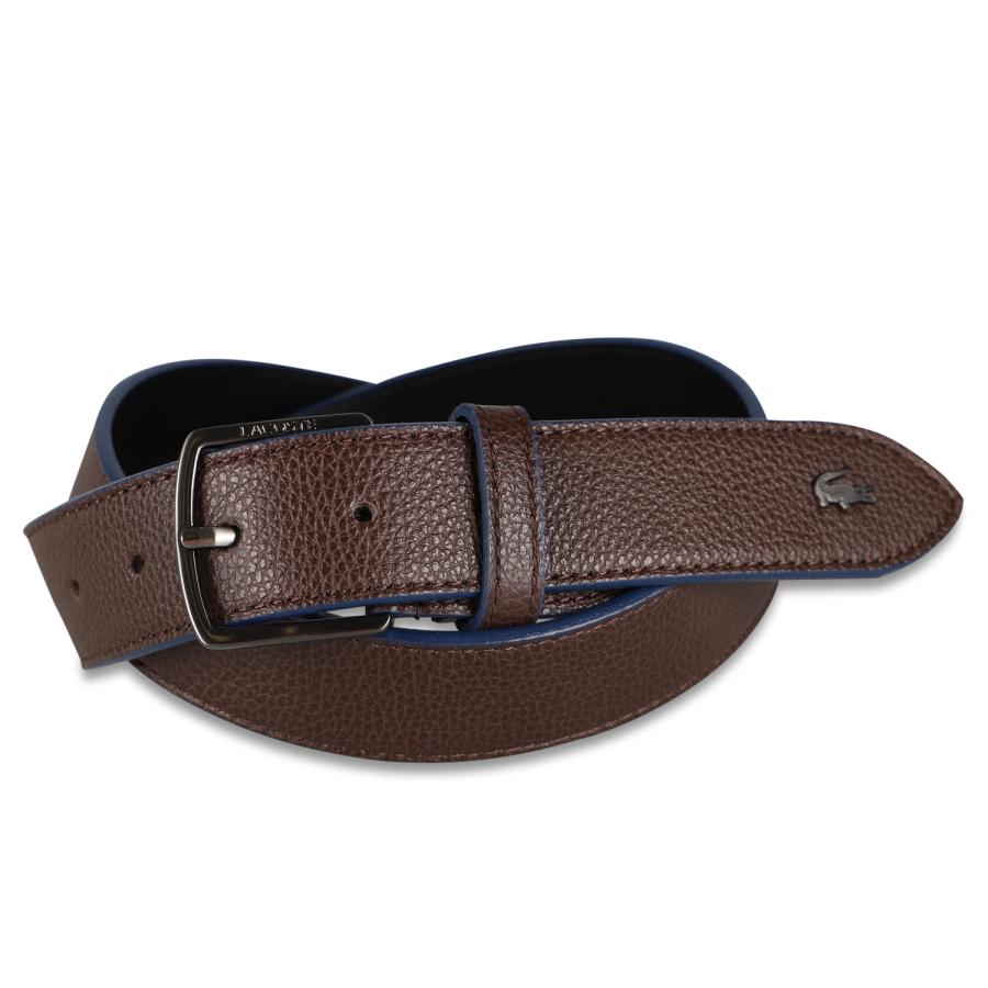 LACOSTE（ラコステ） ベルト レザー メンズ 本革 BELT ブラック