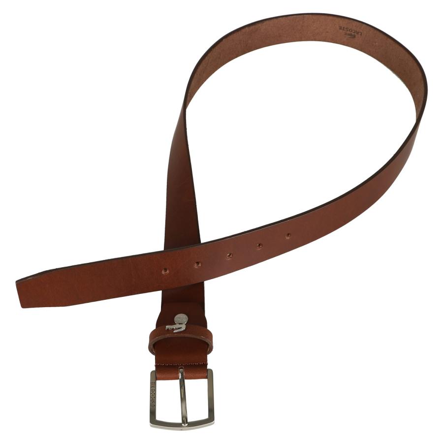 LACOSTE（ラコステ） ベルト レザー メンズ 本革 BELT ブラック