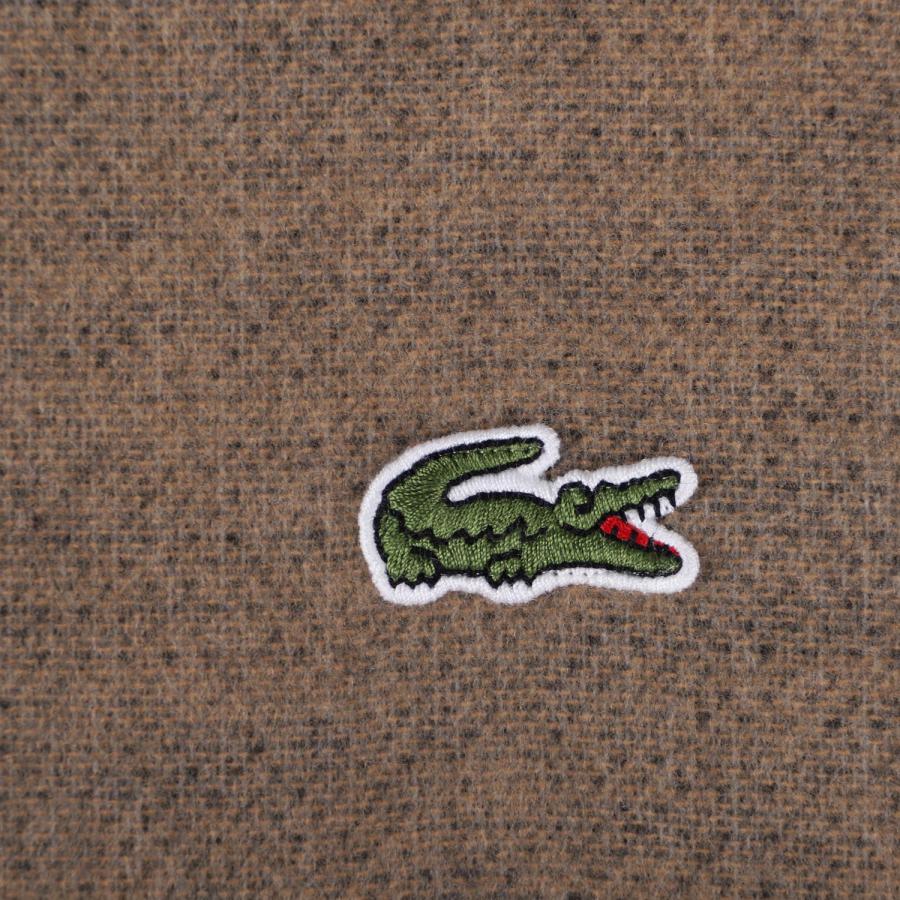 ラコステ LACOSTE マフラー スカーフ ストール メンズ リバーシブル グレー ベージュ LAC-RE2262J｜goodslabo｜08