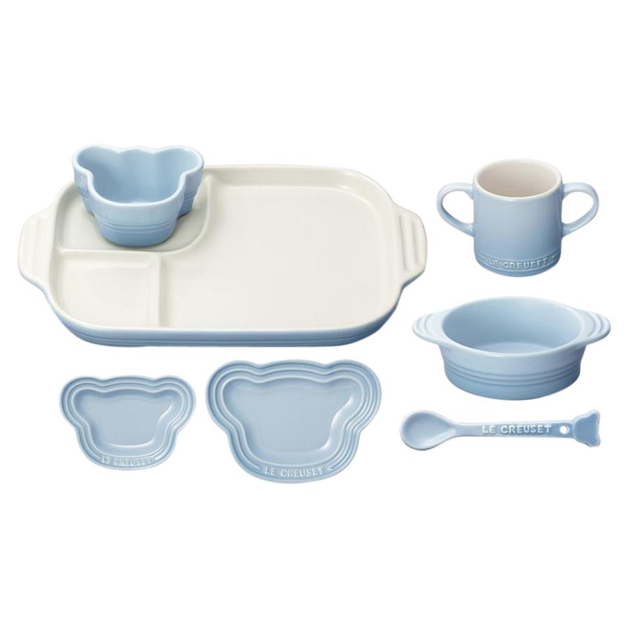 ⭐︎ベル⭐︎ル・クルーゼ　お食い初め　7点セット Le Creuset ル・クルーゼ お食い初め 食器セット 7点セット