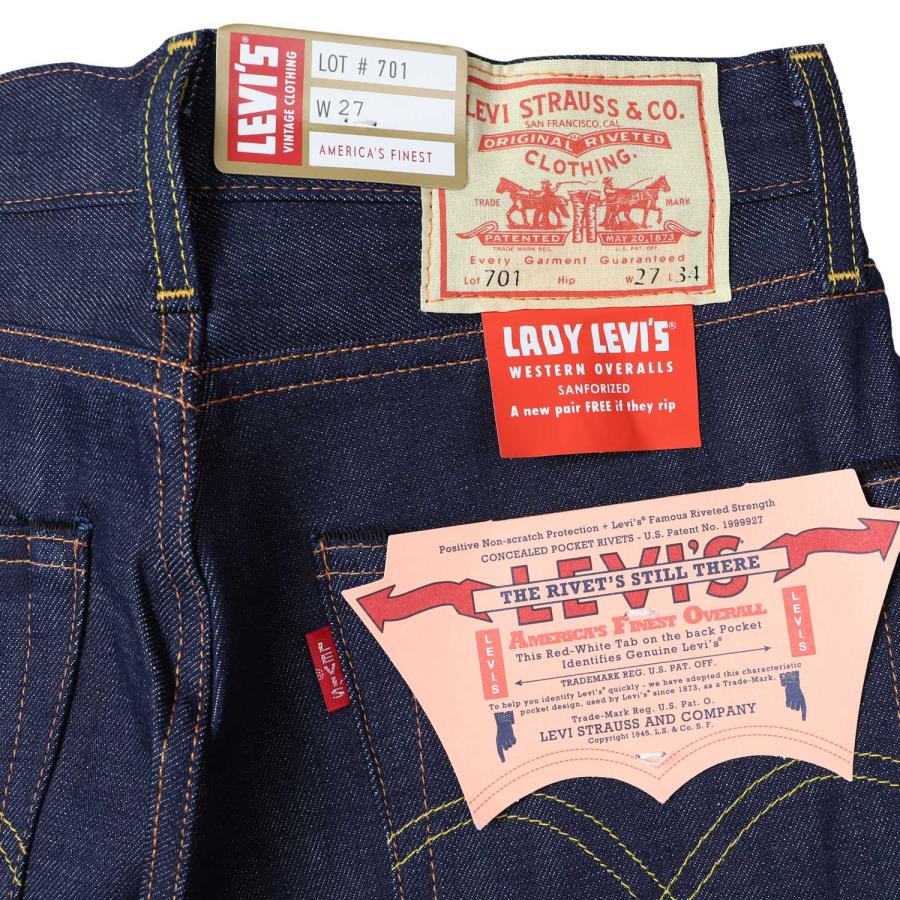 リーバイス ビンテージ クロージング LEVIS VINTAGE CLOTHING 701 デニム ジーンズ レディース 1950’S 701XX 50701-0008｜goodslabo｜04