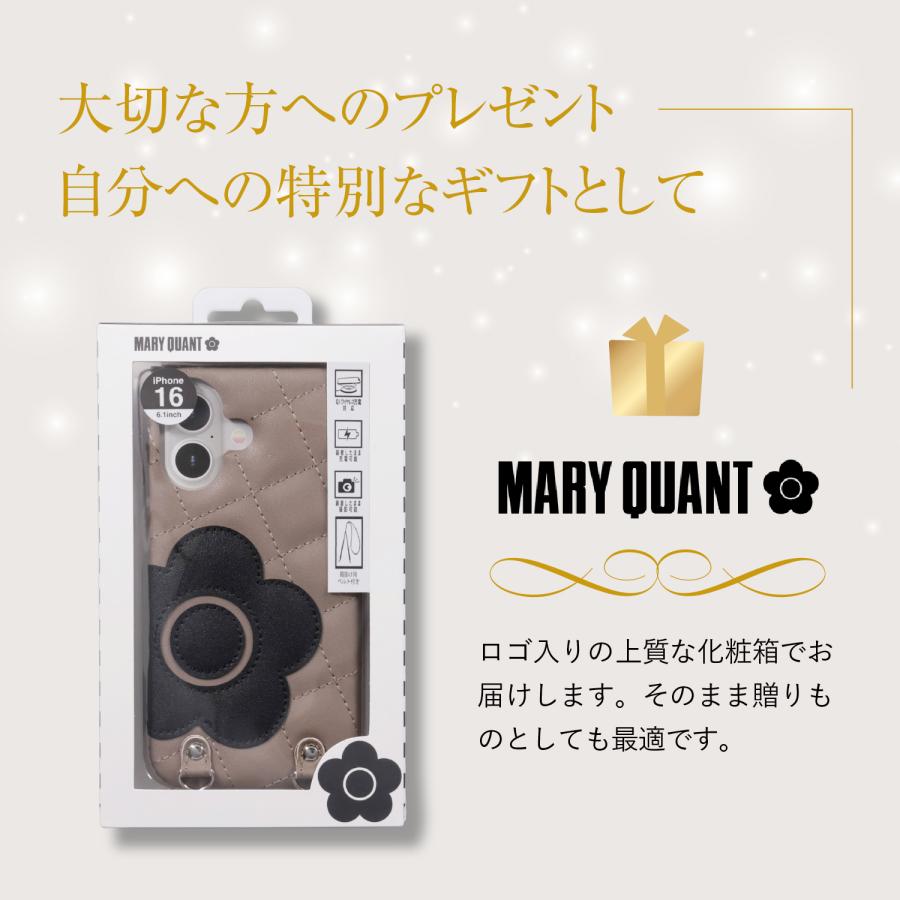 MARY QUANT（マリークヮント） スマホショルダー カバー スマホケース