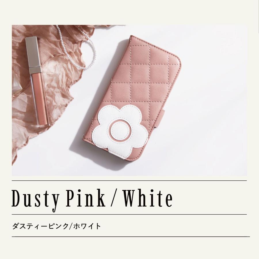 MARY QUANT マリークヮント iPhone 14 13 ケース スマホ 携帯 レディース PU QUILT LEATHER BOOK TYPE CASE 母の日｜goodslabo｜20
