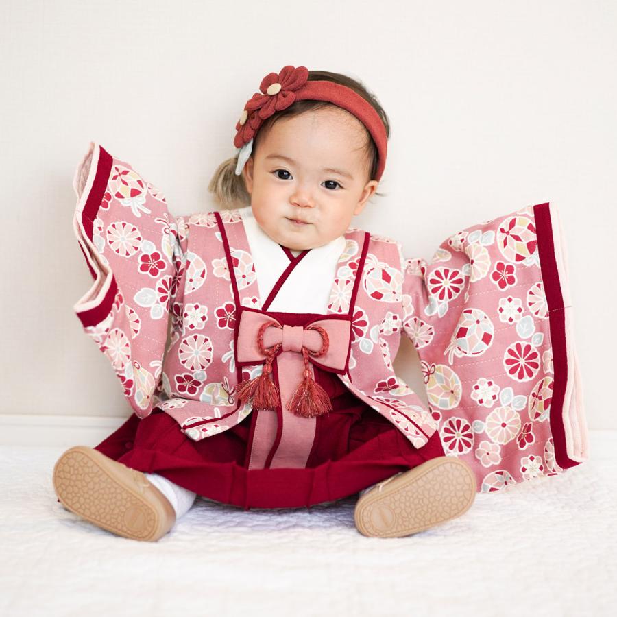 mocmof（モクモフ） 袴 ロンパース ベビー服 子供服 和服 ベビー 