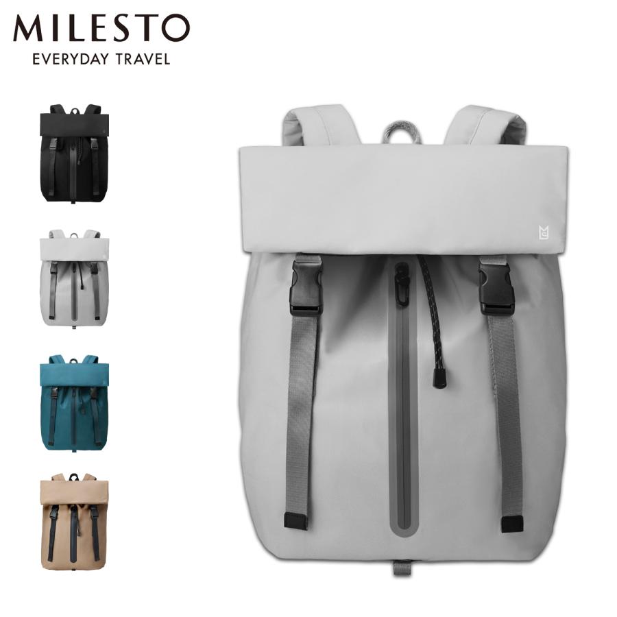 ミレスト MILESTO リュック バッグ LIKID バックパック リキッド メンズ レディース 14L 強撥水 防水 止水ファスナー MLS842 | MILESTO