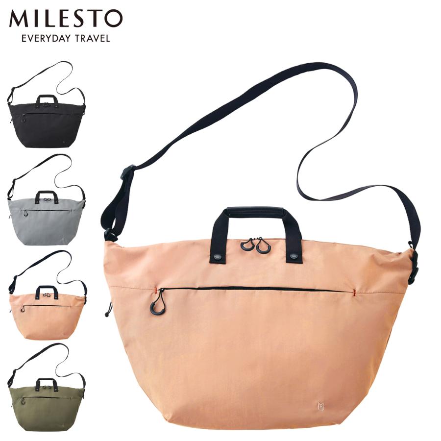 ミレスト MILESTO ショルダーバッグ バッグ ソフトショルダー L メンズ レディース 13L 斜めがけ MLS938 MILESTO（ミレスト） ショルダーバッグ ソフトショルダー L メンズ