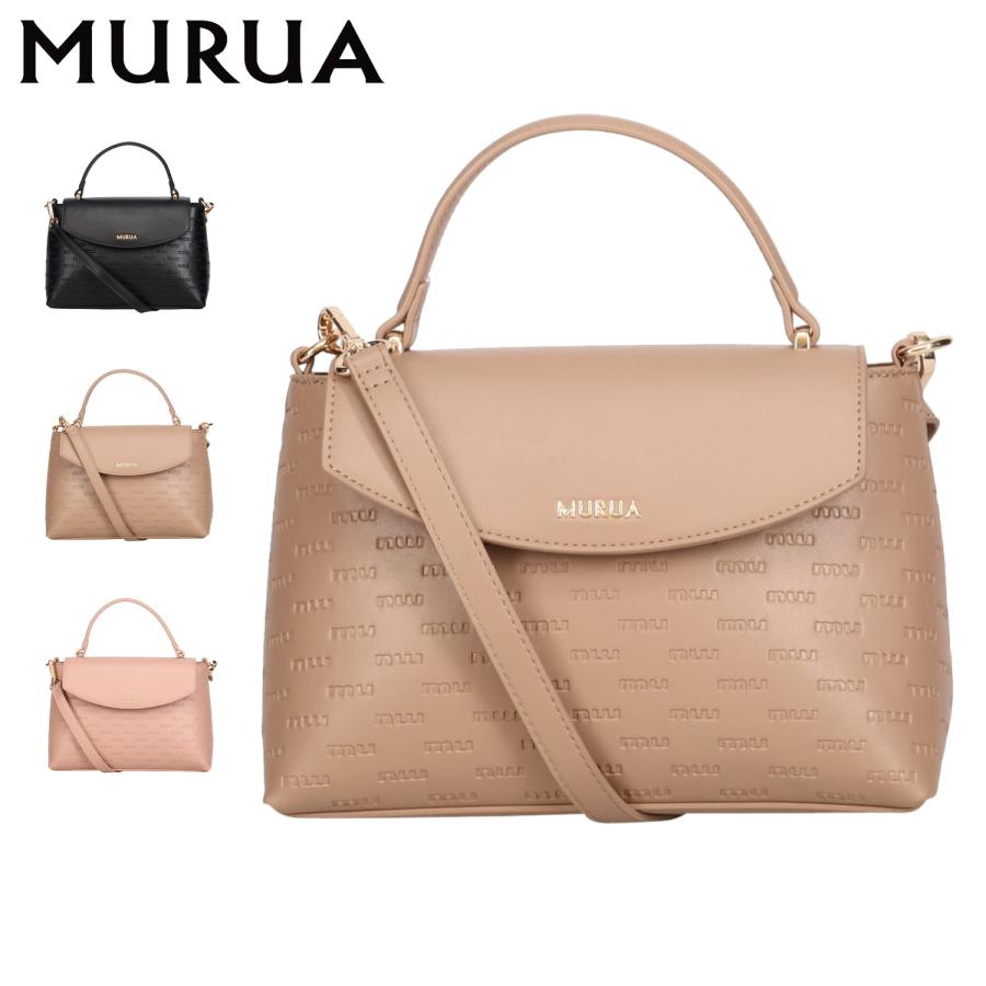 MURUA（ムルーア） ハンドショルダーバッグ レディース 斜めがけ 軽量 