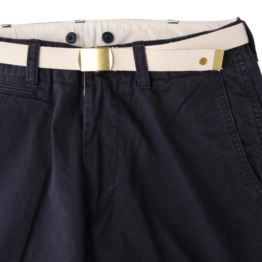 Master&Co ベルト付き チノパン ネイビー MASTER&Co（マスターアンドコー） MASTER&Co. チノ パンツ チノパン