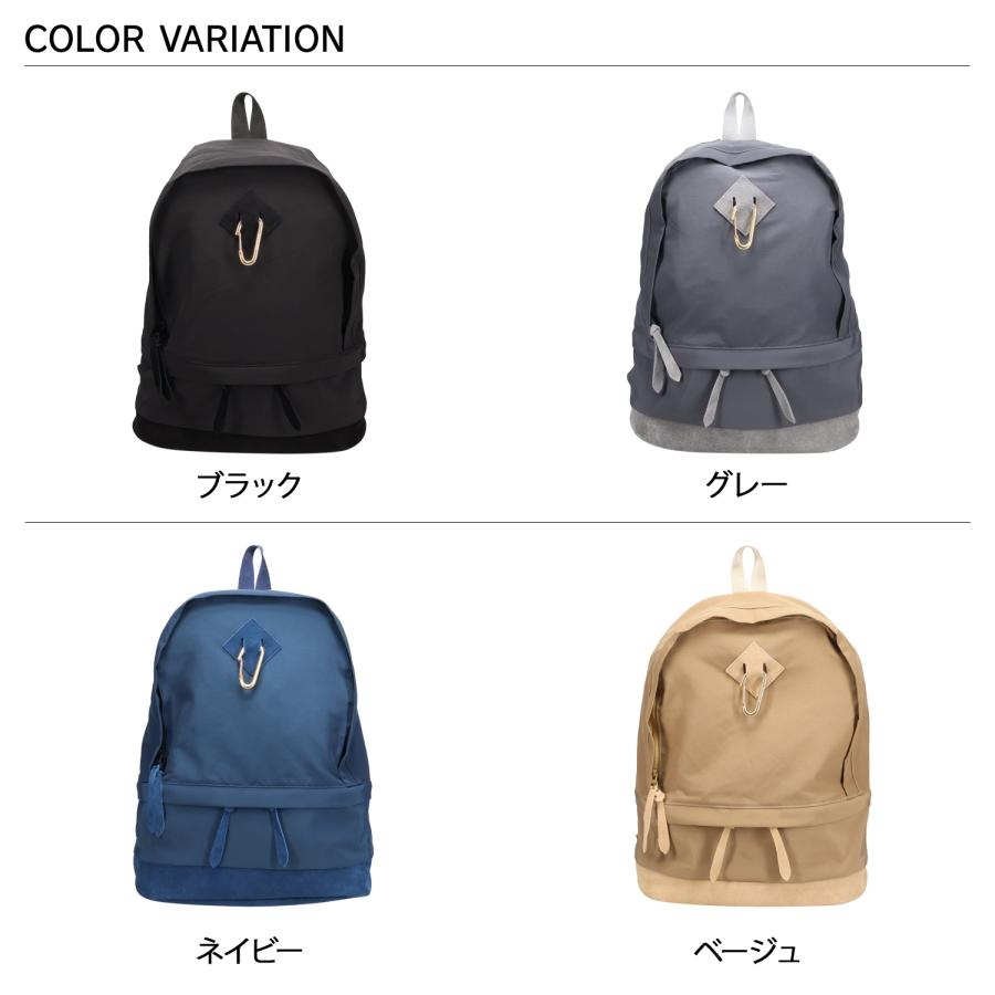 MASTER&Co. マスターアンドコー リュック バッグ バックパック メンズ レディース カラビナ付き スエードボトム デイパック MC328_10