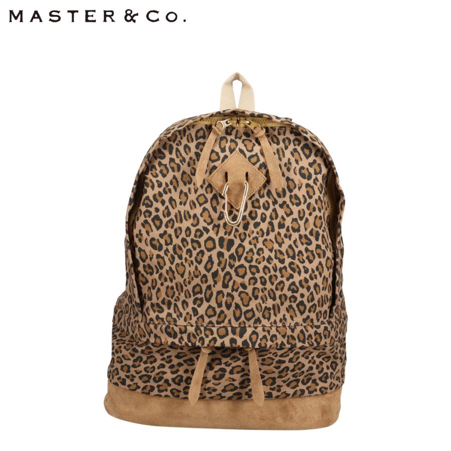 美品　マスターアンドコー　ヒョウ柄リュック・バックパック MASTER&Co（マスターアンドコー） MASTER&Co. リュック バッグ バック