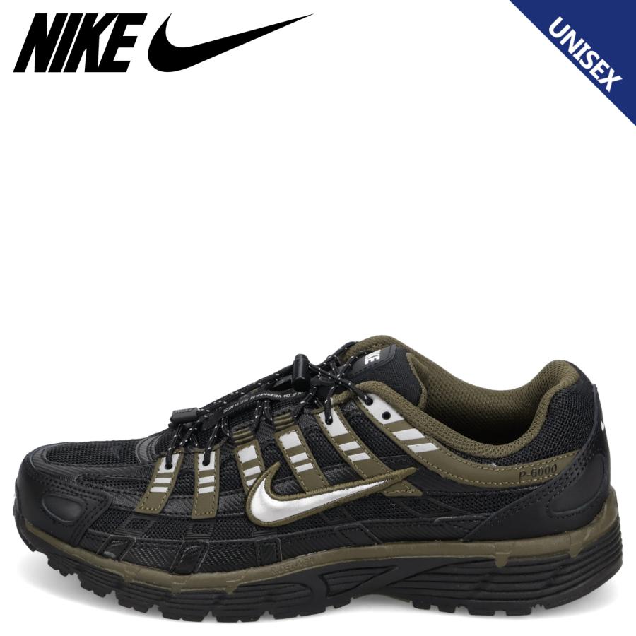 NIKE（ナイキ） スニーカー メンズ レディース P-6000 ブラック 黒