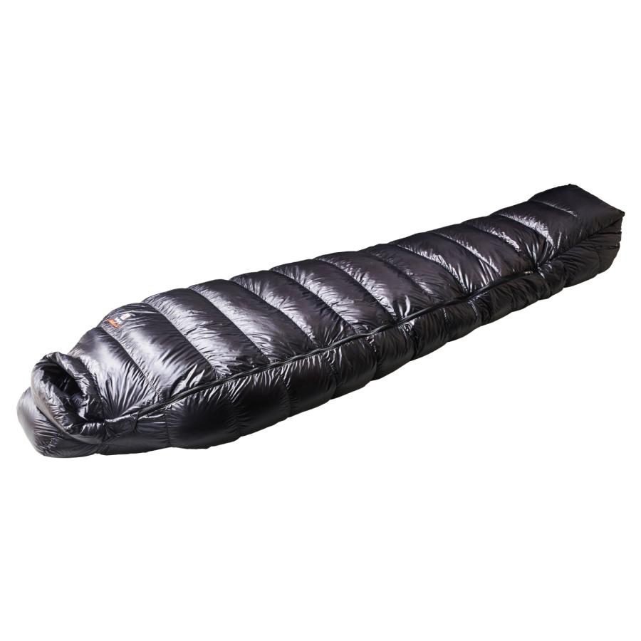 NANGA ナンガ シュラフ ダウン 寝袋 マミー型 レベル8 超撥水加工 アウトドア 防寒 550g LEVEL8 -10 UDD BAG ブラック グレー 黒 NS2244-2A004