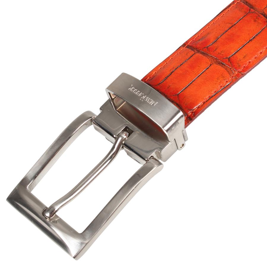 ニューヨーカー NEWYORKER ベルト レザーベルト メンズ 本革 クロコダイル LEATHER BELT NY-0100119｜goodslabo｜10