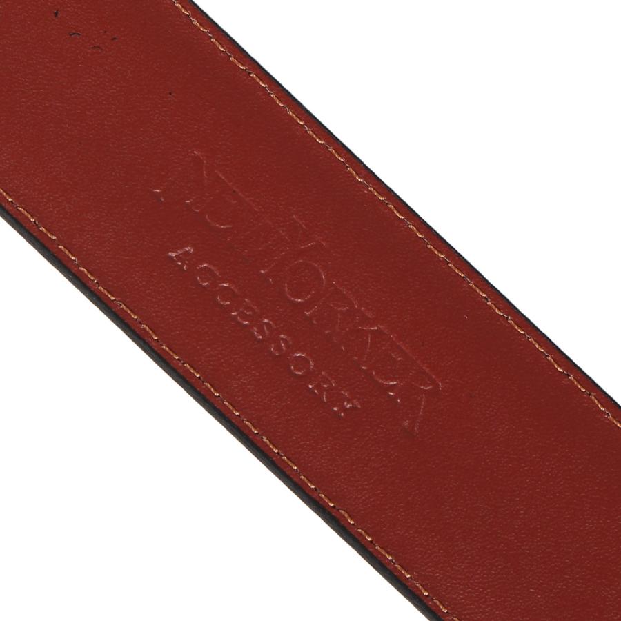 NEWYORKER ニューヨーカー レザーベルト ブラウン ダークブラウン 本革 NEWYORKER（ニューヨーカー） ベルト レザー メンズ 本革 LEATHER BELT