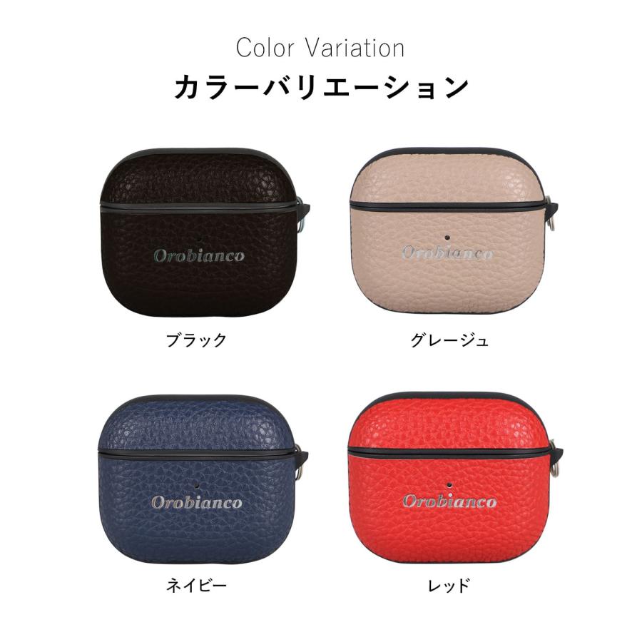Orobianco オロビアンコ エアーポッズプロ AirPodsケース カバー メンズ PU LEATHER AIRPODS CASE｜goodslabo｜06