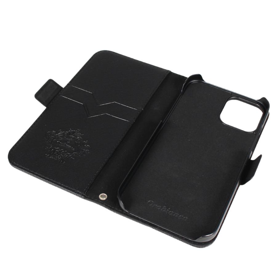 Orobianco オロビアンコ iPhone 12 mini 12 12 Pro ケース スマホ 携帯 手帳型 アイフォン サフィアーノ調 BOOK TYPE CASE｜goodslabo｜08