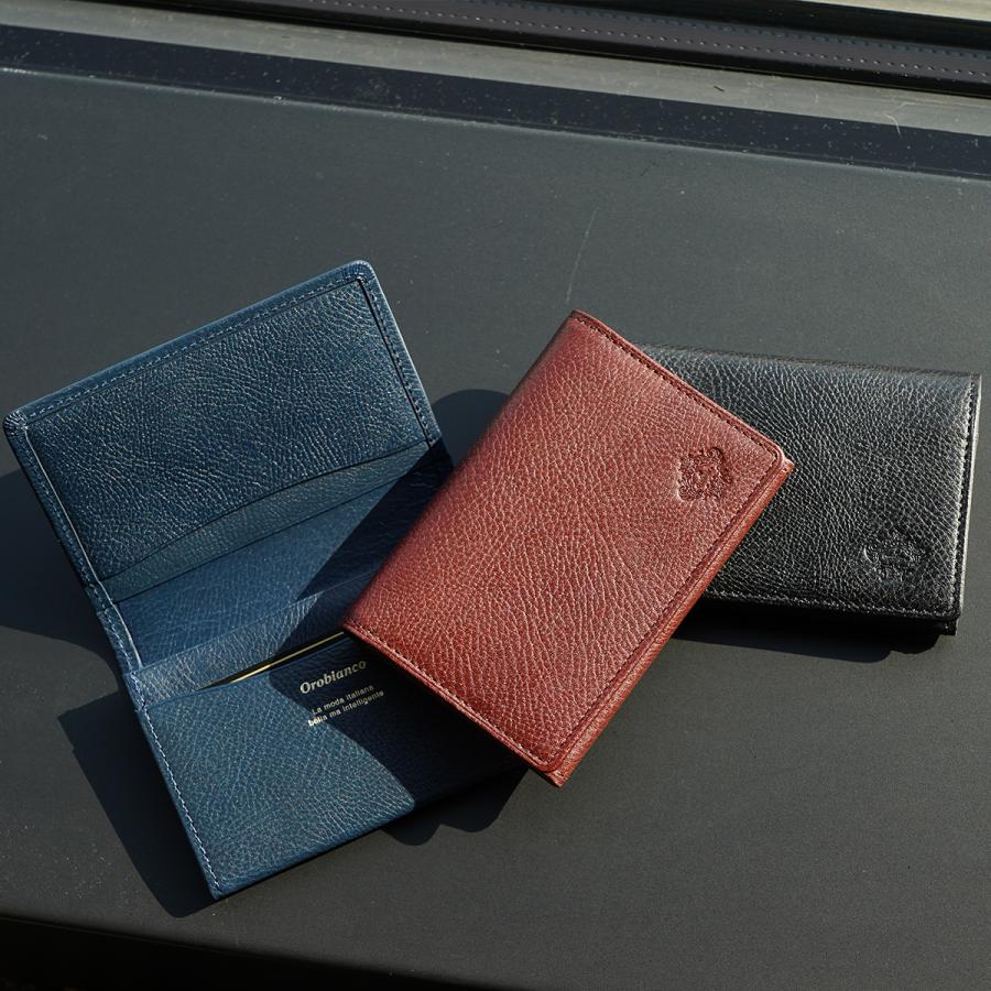 Orobianco オロビアンコ カードケース 名刺入れ 定期入れ メンズ 本革 BUSINESS CARD HOLDER ブラック ネイビー ワイン ORS-030808｜goodslabo｜14