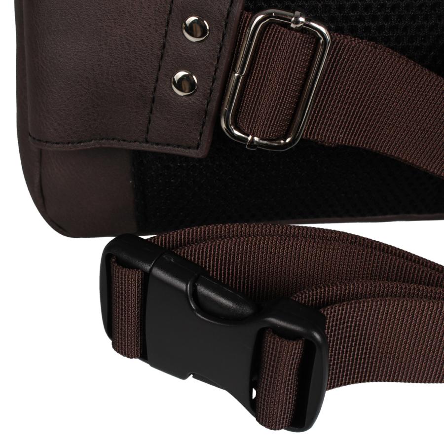 ポリス POLICE ウエストバッグ ボディバッグ メンズ URBANO BODY BAG ブラック ネイビー ブラウン 黒 PA62001