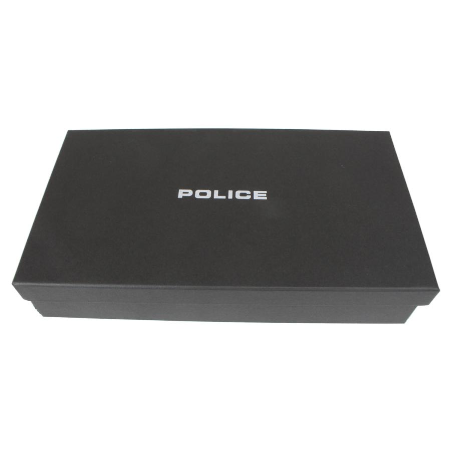 POLICE（ポリス） 長財布 レザー メンズ EDGE LONG WALLET ブラック