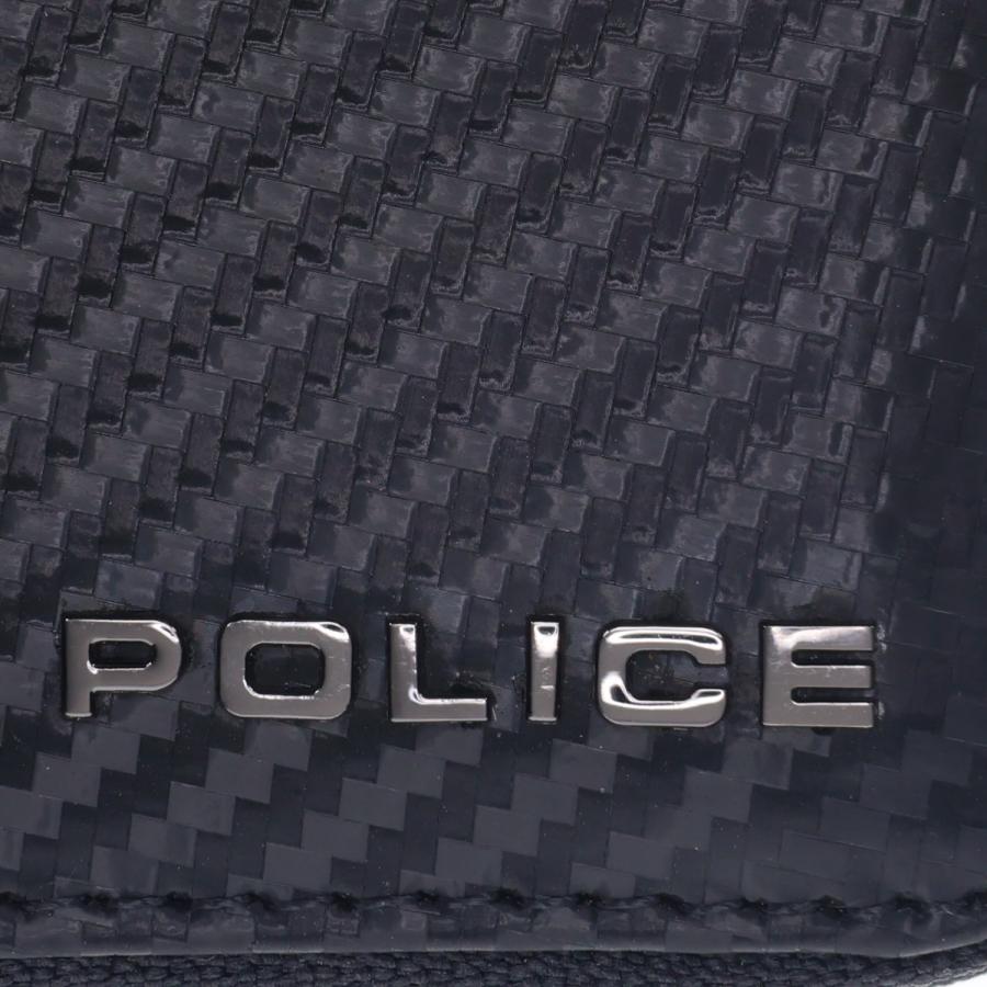 POLICE（ポリス） ラウンドショートウォレット 財布 二つ折り メンズ
