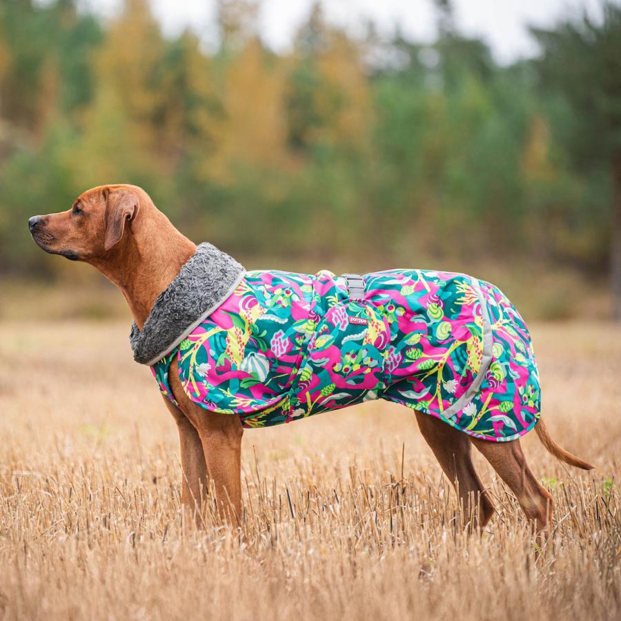 Pomppa ポムッパ ドッグウェア ドッグコート ドッグジャケット 犬用 耐久 防水 防風 保温 TOPPA POMPPA グレー グリーン パープル_17