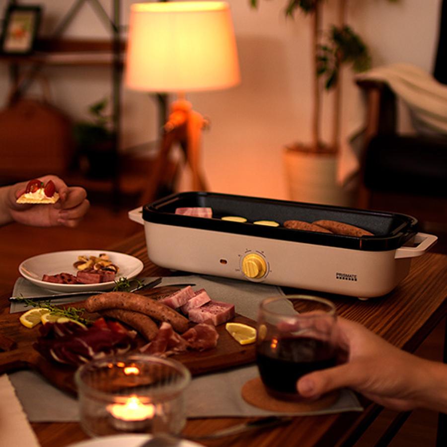PRISMATE プリズメイト スリム ホットプレート たこ焼き 焼肉 鍋 電気
