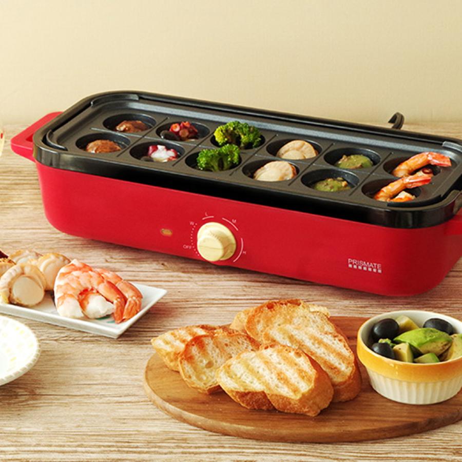 PRISMATE プリズメイト スリム ホットプレート たこ焼き 焼肉 鍋 電気