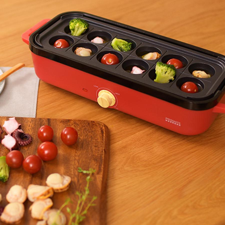 PRISMATE プリズメイト スリム ホットプレート たこ焼き 焼肉 鍋 電気