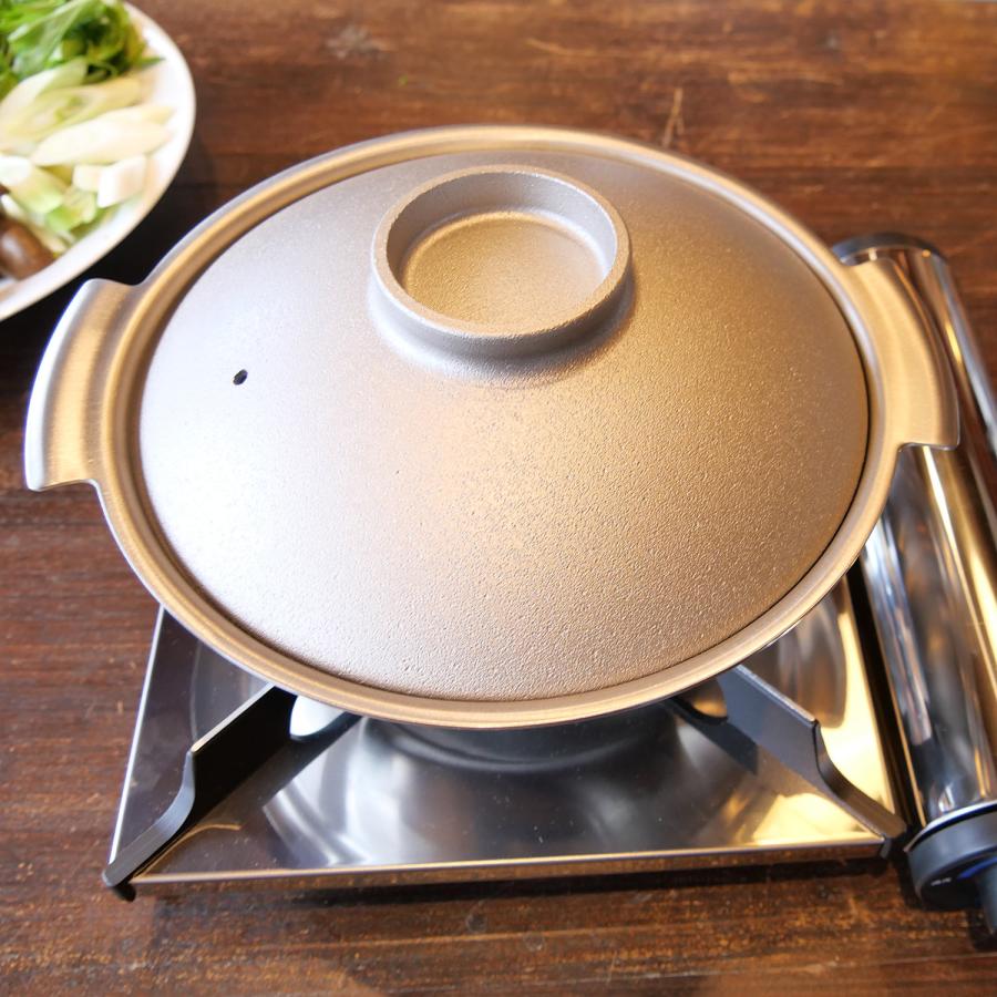 PRESSENCE Pressence プレッセンス 両手鍋 ステンレス 卓上鍋 土鍋風