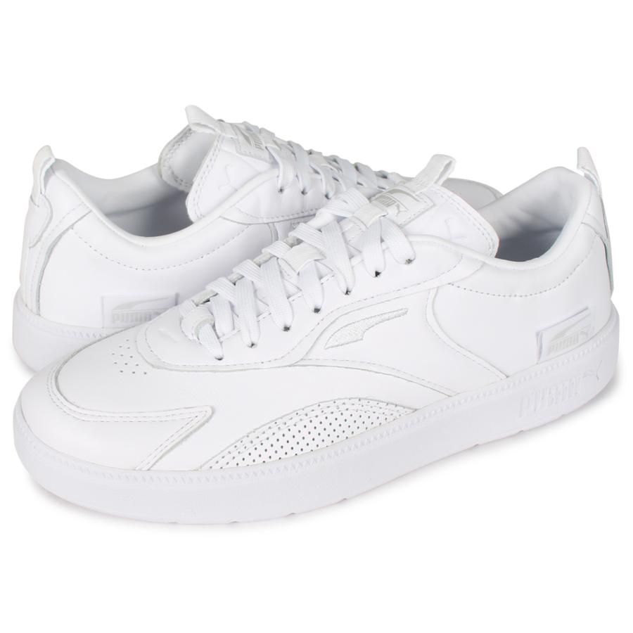 Puma プーマ オスロ プロ クリーン レザー スニーカー メンズ Oslo Pro Clean Leather ホワイト 白 Puma Goods Lab Plus 通販 Yahoo ショッピング
