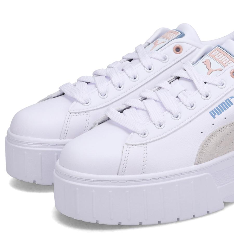 PUMA プーマ スニーカー メイズ レザー ウィメンズ レディース MAYZE LEATHER WOMENS 厚底 ホワイト 白 ...