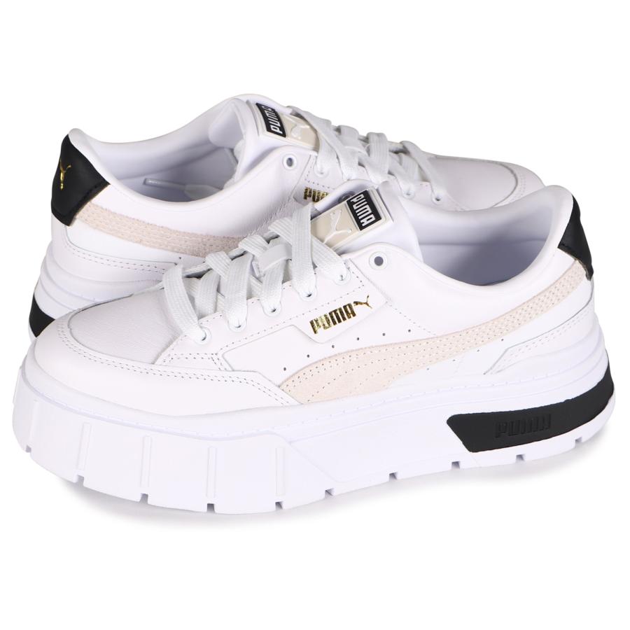 Puma プーマ スニーカー メイズ スタック ウィメンズ レディース 厚底 Mayze Stack Womens ホワイト 白 01 Puma 01 Goods Lab Plus 通販 Yahoo ショッピング