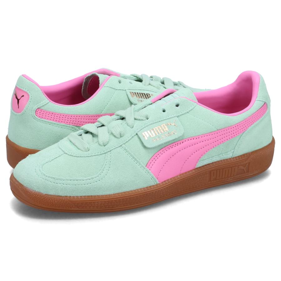 PUMA プーマ スニーカー パレルモ メンズ PALERMO ライト グリーン 396463-02 PUMA（プーマ） スニーカー パレルモ メンズ PALERMO ライト グリーン