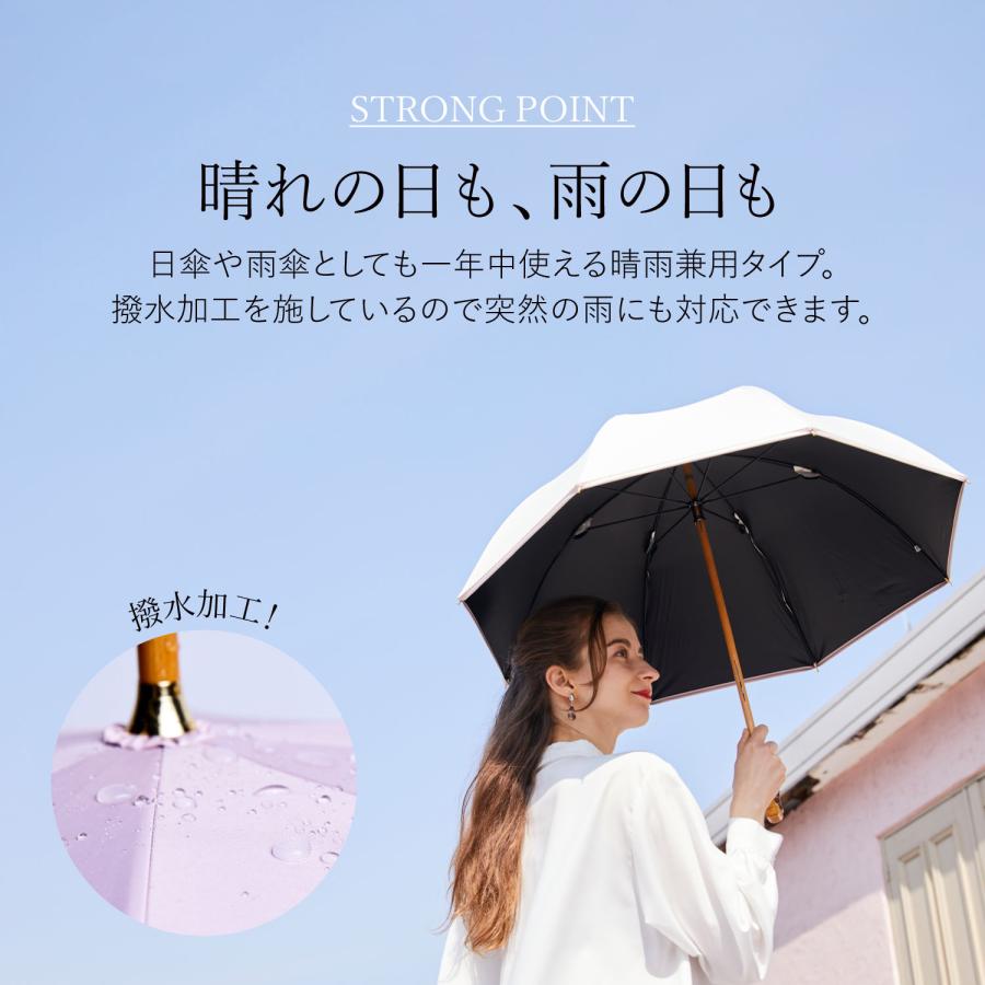 Refume（レフューム） 日傘 折りたたみ 軽量 晴雨兼用 遮光率100% 遮熱
