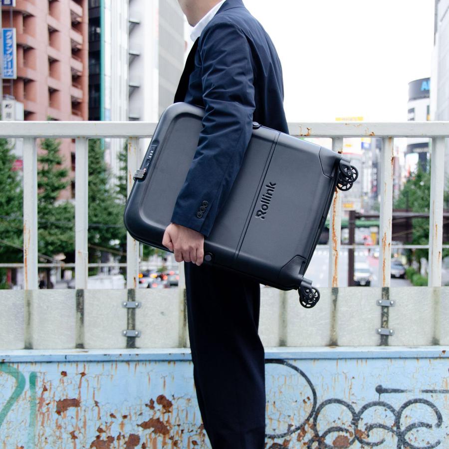 Rollink ローリンク スーツケース キャリーケース フレックスライト 40L 大容量 軽量 TSAロック 機内持ち込み対応 折り畳み 4輪 耐水 耐久 耐傷 FLEX LIGHT_4