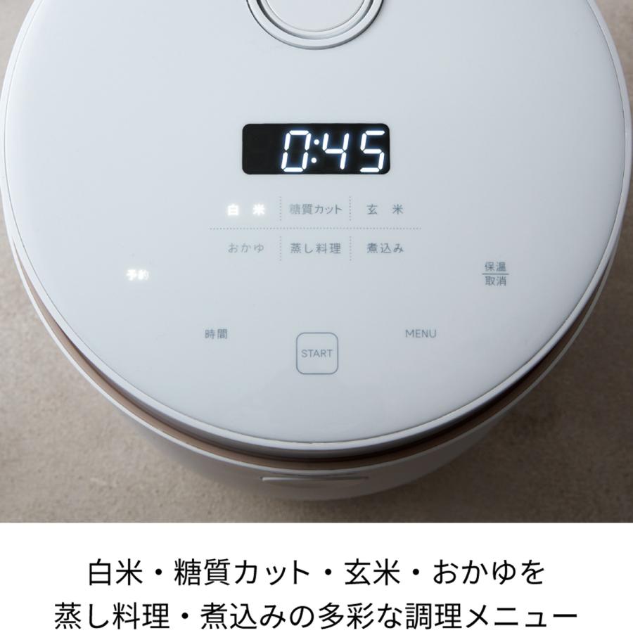 recolte（レコルト） 特典付き 炊飯器 炊飯ジャー ライスクッカー 3.5