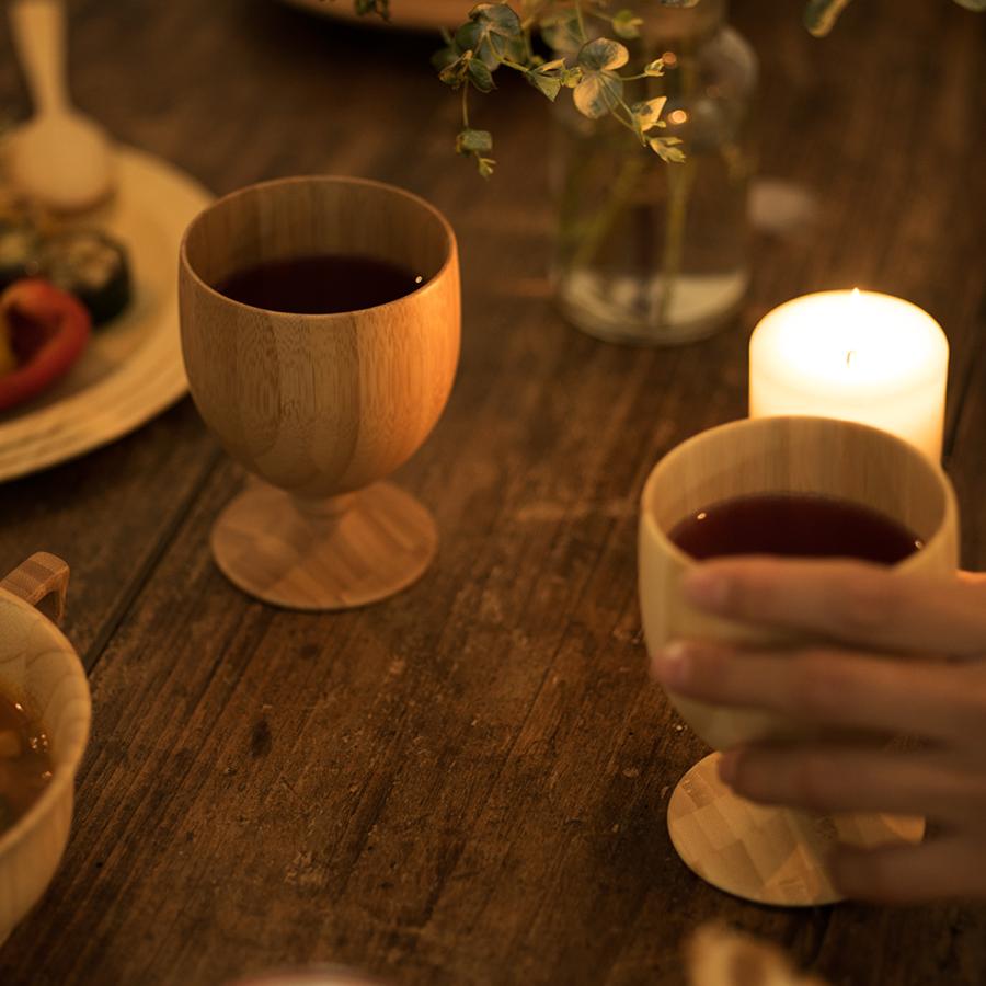 RIVERET リヴェレット ゴブレット グラス コップ カップ 約230ml 天然素材 日本製 軽量 食洗器対応 GOBLET RV-106 ...