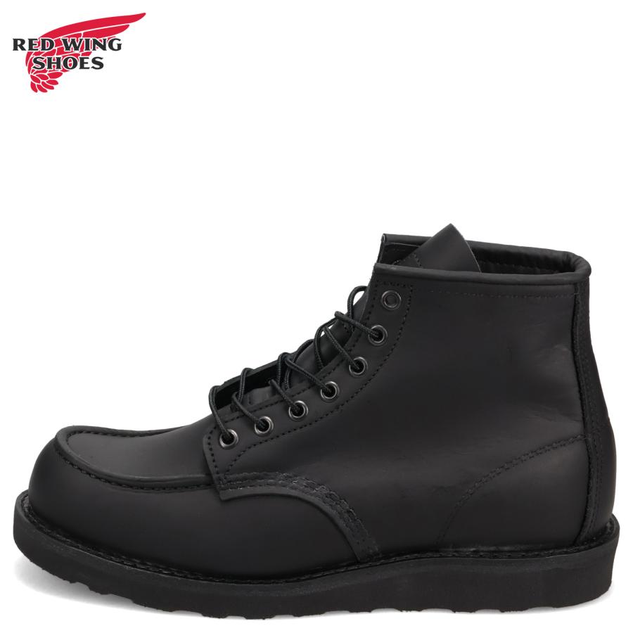 新品未使用 定価以下　8074 レッドウィング 6インチ クラシックモック　黒 RED WING SHOES（レッドウィング） RED WING ブーツ 6インチ