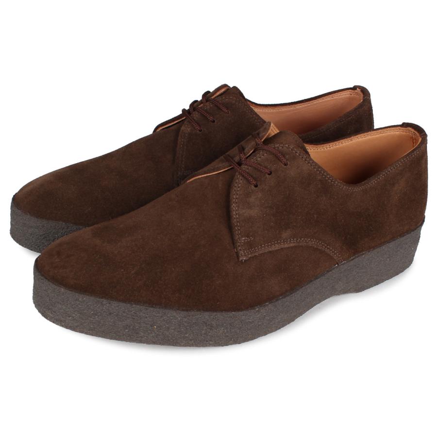 SANDERS サンダース プレーントゥ シューズ メンズ ビジネス LOTOP PLAIN GIBSON SHOE Fワイズ ダークブラウン 7995TDS sns7995tds