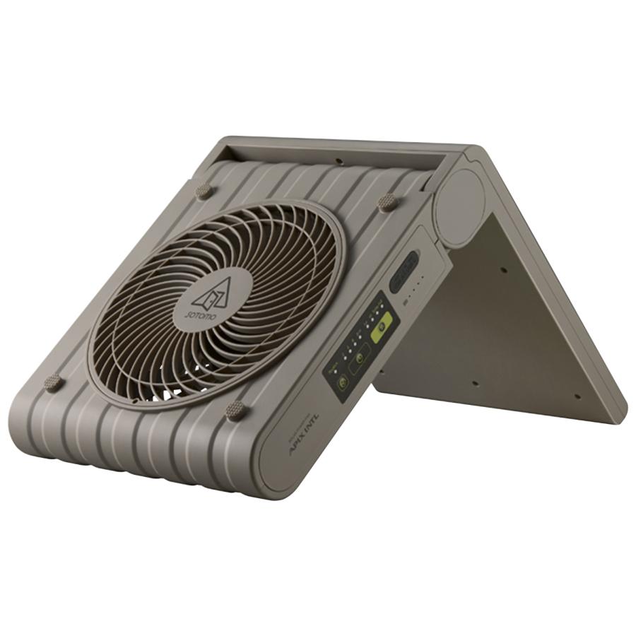 SOTOMO 特典付き ソトモ ソーラーパワーファン 2 扇風機