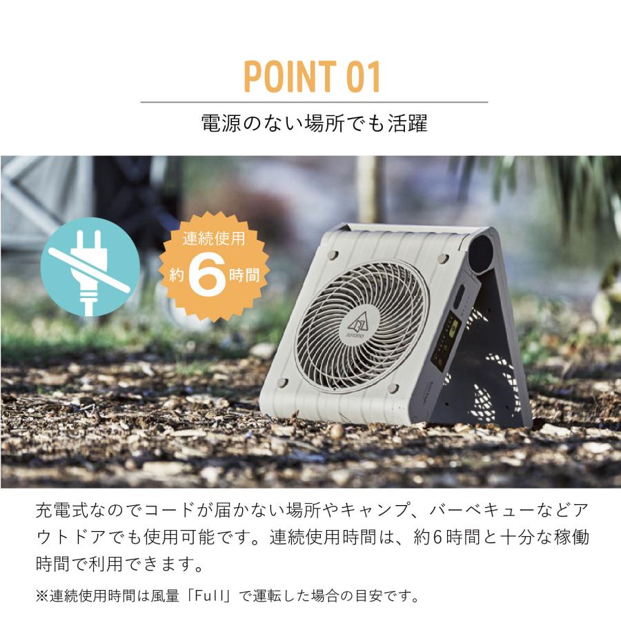 SOTOMO 特典付き ソトモ ソーラーパワーファン 2 扇風機