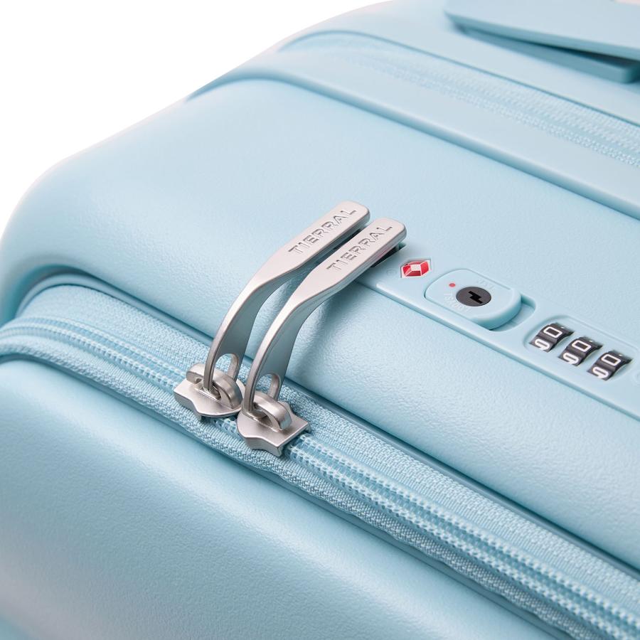 ティエラル TIERRAL スーツケース キャリーケース キャリーバッグ パファー メンズ レディース S+サイズ 50-60L フロントオープン_8