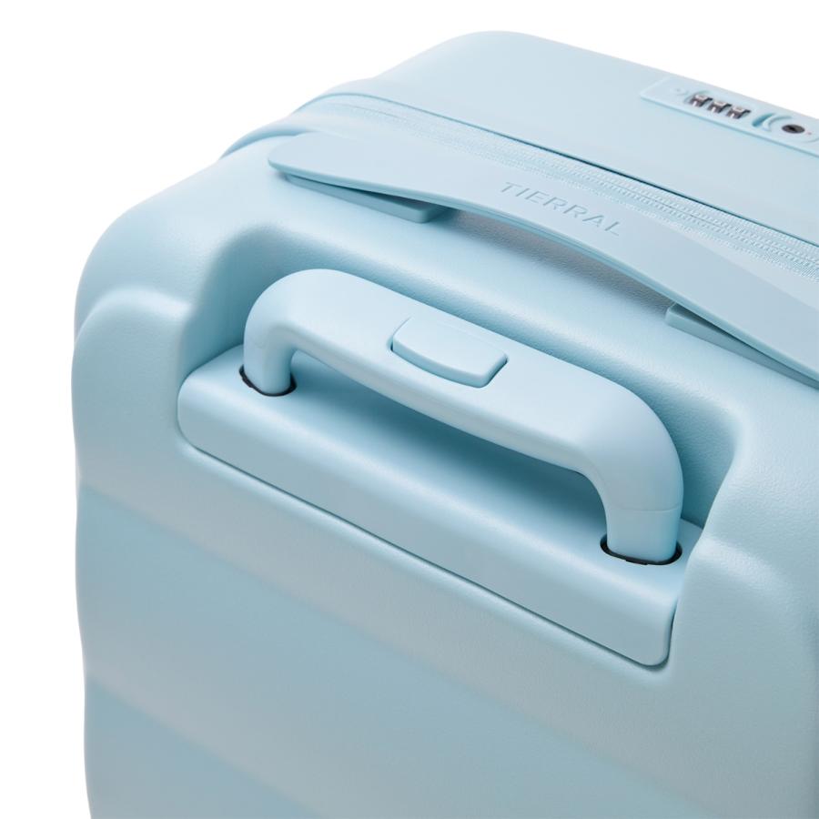 ティエラル TIERRAL スーツケース キャリーケース キャリーバッグ パファー メンズ レディース S+サイズ 50-60L フロントオープン_9