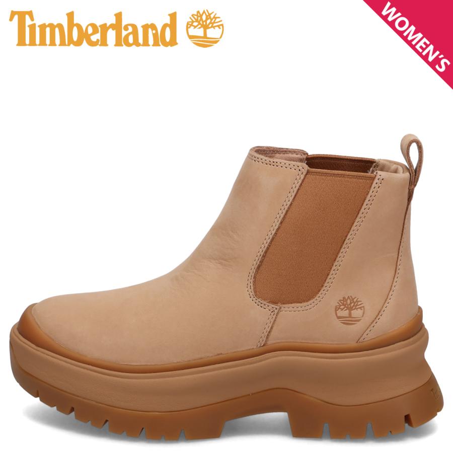 ティンバーランド Timberland ブーツ サイドゴアブーツ チェルシー ロキシー レーン レディース ベージュ A28XM-EN7 Timberland（ティンバーランド） サイドゴアブーツ チェルシー
