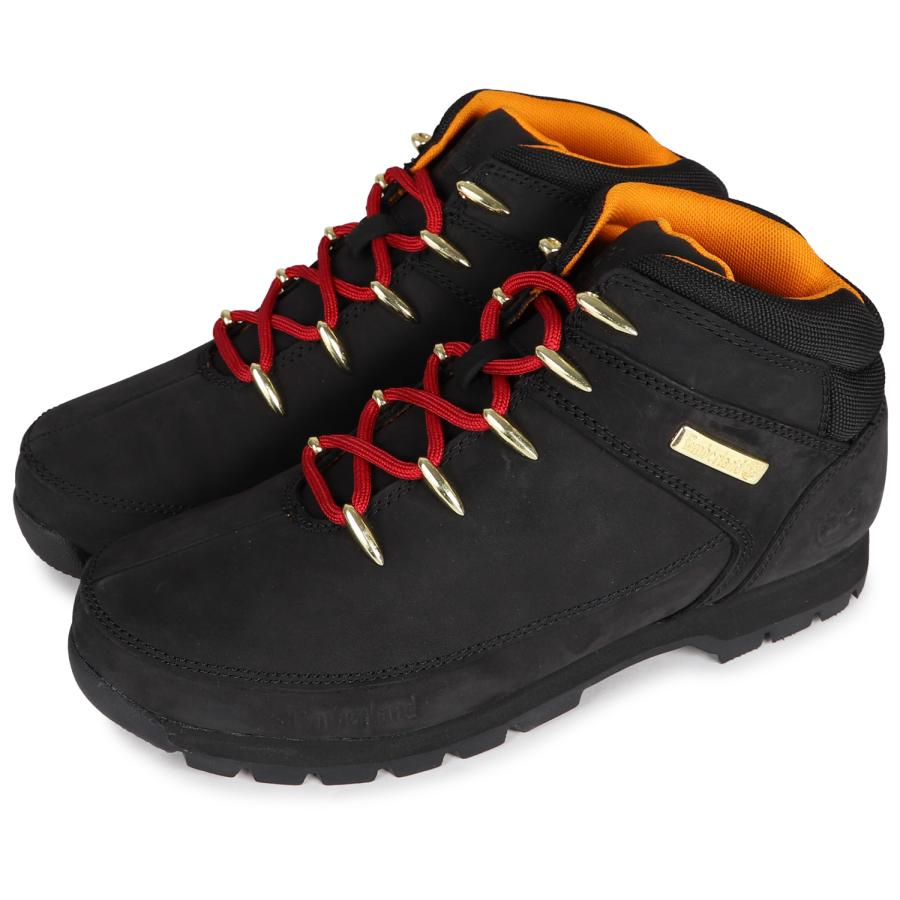 ティンバーランド Timberland ブーツ ユーロ スプリント ミッド ハイカ メンズ Euro Sprint Mid Hiker ブラック 黒 gkh